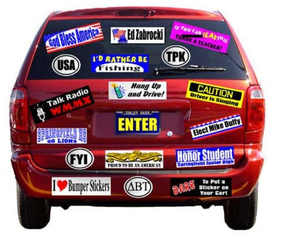 Image result for Bumper Stickers